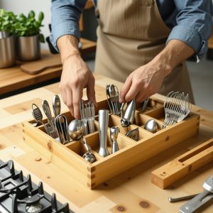 Kako napraviti DIY organizator za kuhinjske alate brzo