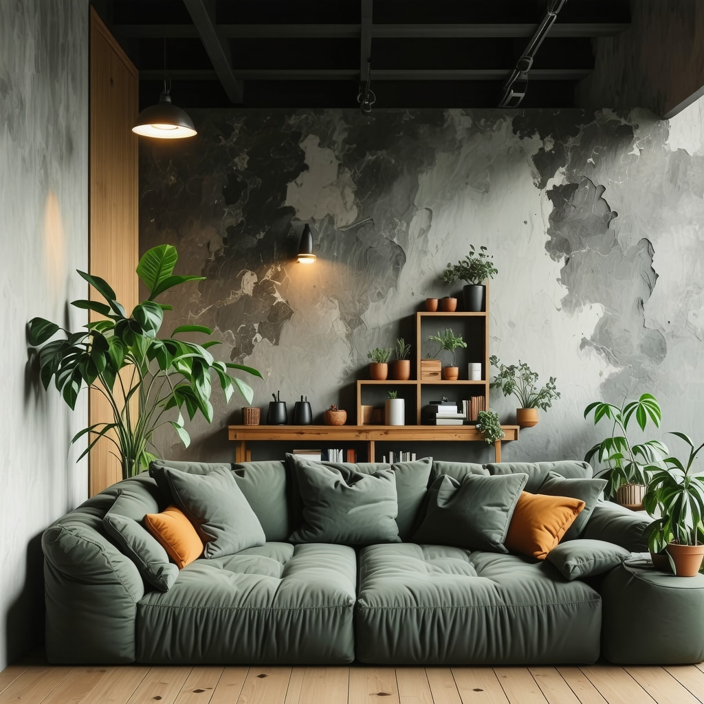 Person working on modern DIY home renovation using reclaimed materials and digital tools