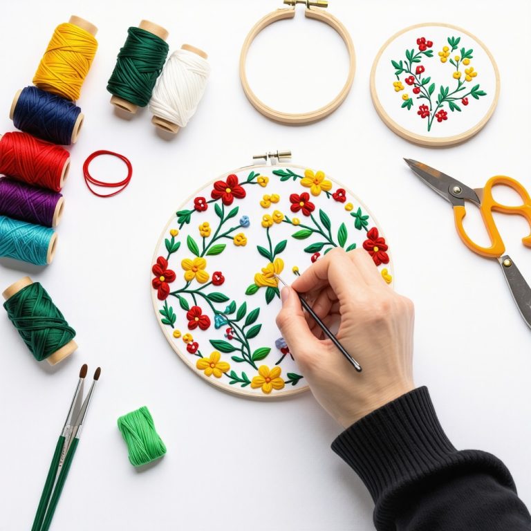 Efektivni DIY šabloni za ručno vezenje: Korak po korak