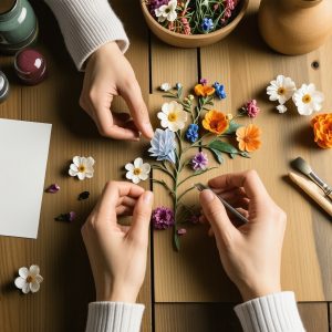 Izrada aranžmana od presovanog cveća: Kreativni handmade dekor