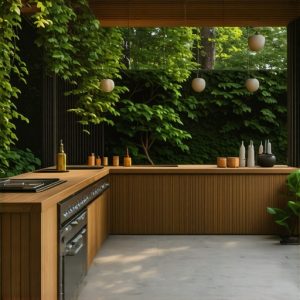 Jak napraviti elegantnu drvenu spoljašnju kuhinju: DIY vodič za vaše dvorište