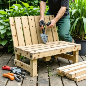 Kako napraviti DIY baštensku klupu: Jednostavan vodič korak po korak