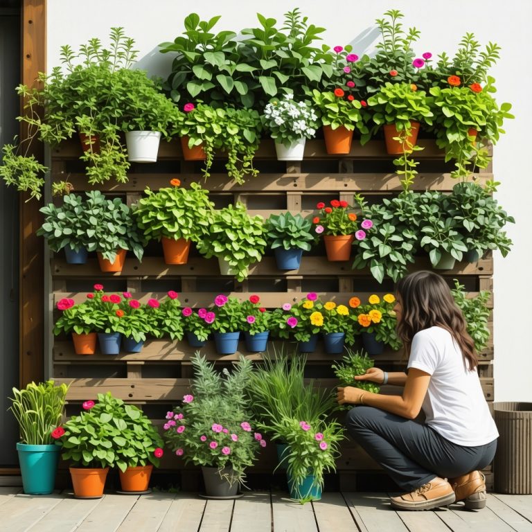 Kako napraviti DIY vertikalni vrt u maloj kućnoj bašti