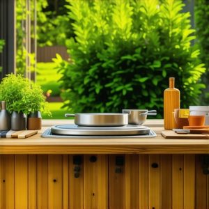 Kako napraviti elegantnu drvenu spoljašnju kuhinju: vodič za DIY entuzijaste