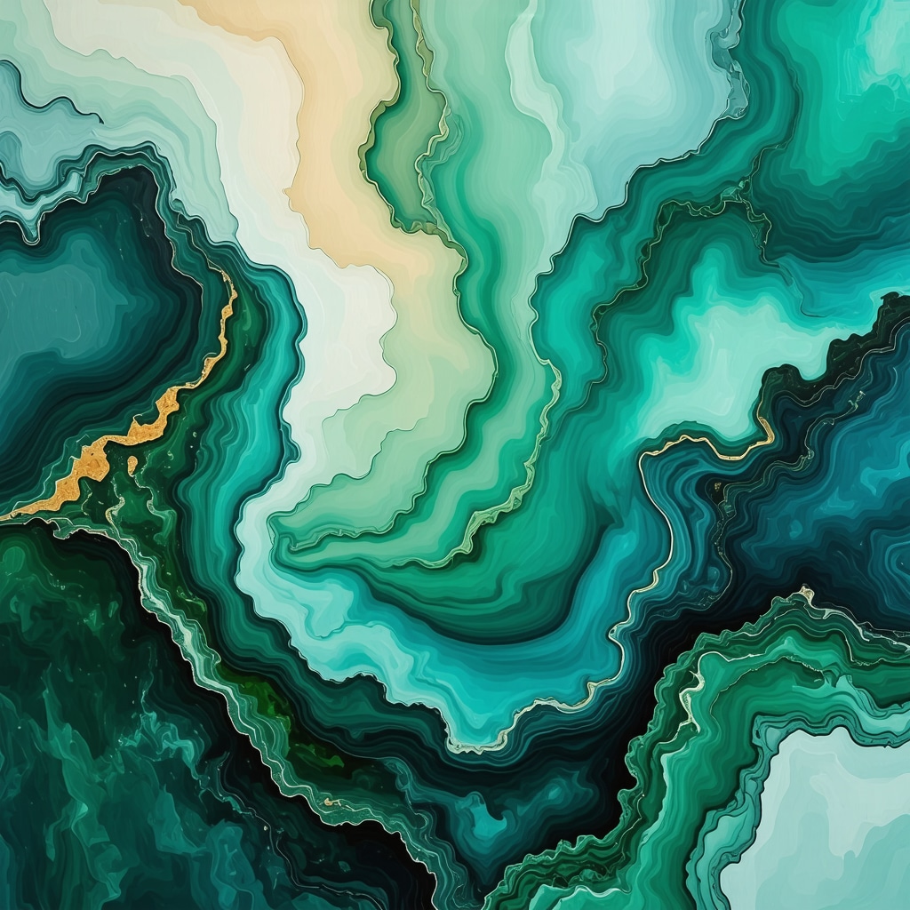 Close-up of layered enkaustic artwork highlighting textures and depth.