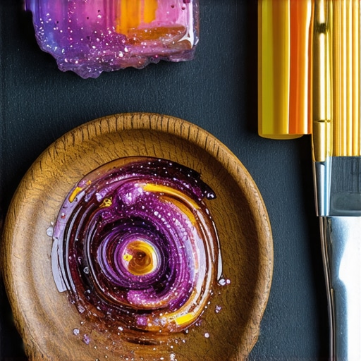 Professional workshop with tools and materials for advanced resin coaster making