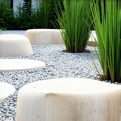 Creative garden bed shape ideas using natural materials