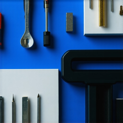 Tools being maintained and stored properly in a professional workshop