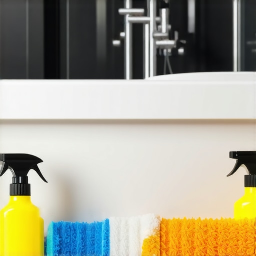 Professional person polishing bathtub with tools