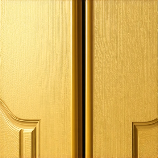 Close-up of gold leaf being applied to furniture surface for a luxurious finish
