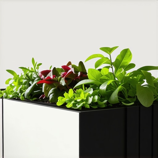 High-tech composting system with sensors in urban garden environment