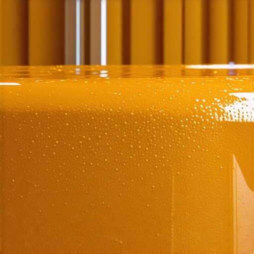 Close-up of nano-coating being applied to a bathtub, showcasing protection and surface shine.