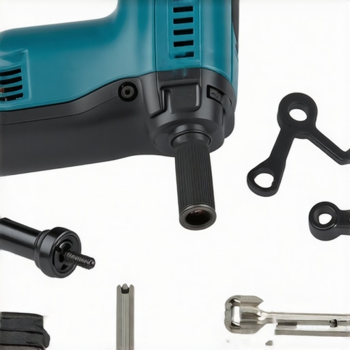 Power tools with cleaning and maintenance accessories for durability