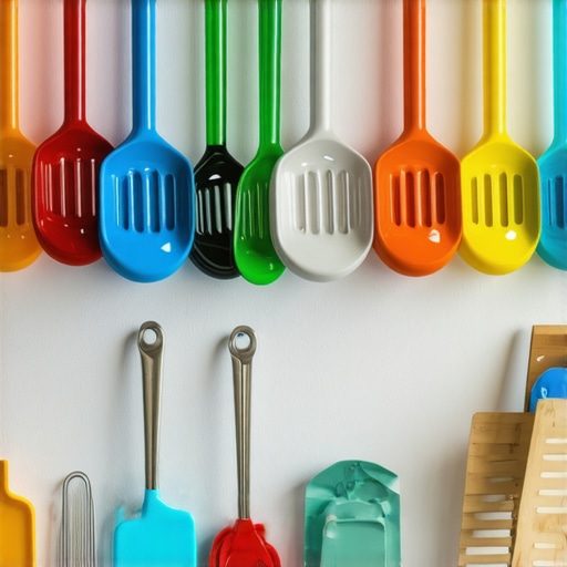 Close-up of recycled household items used as decor in a modern kitchen
