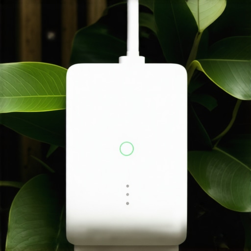 High-tech garden irrigation with sensors and automation