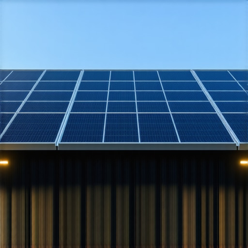 Smart outdoor technology with solar panels and lighting