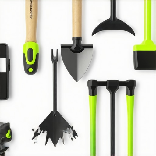 Advanced Technological Garden Tool Storage System High-tech garden tool storage with RFID and digital inventory