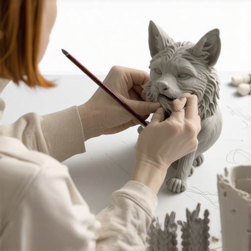 Advanced polymer clay sculpting techniques Artist sculpting detailed figures from polymer clay with advanced techniques