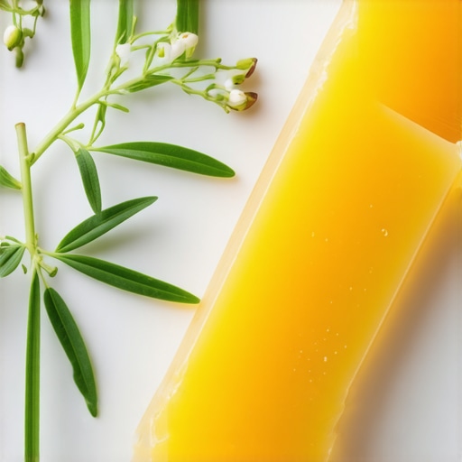 Botanical extracts and beeswax in aromatherapy Collection of herbal extracts and beeswax for crafting aromatherapy products