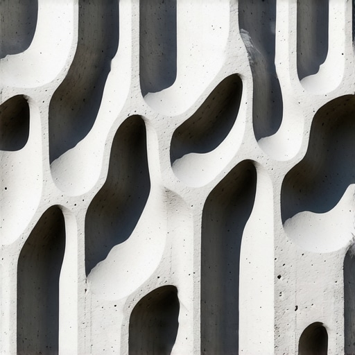 Creative Concrete Mold for Garden Decor Close-up of textured concrete mold for garden decoration