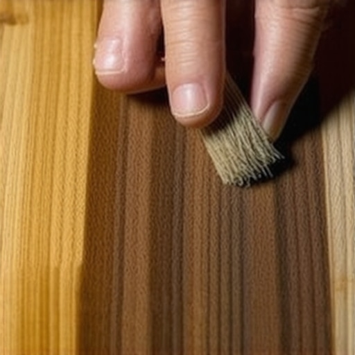Expert wood polishing close-up Close-up of hands polishing fine wood with traditional techniques