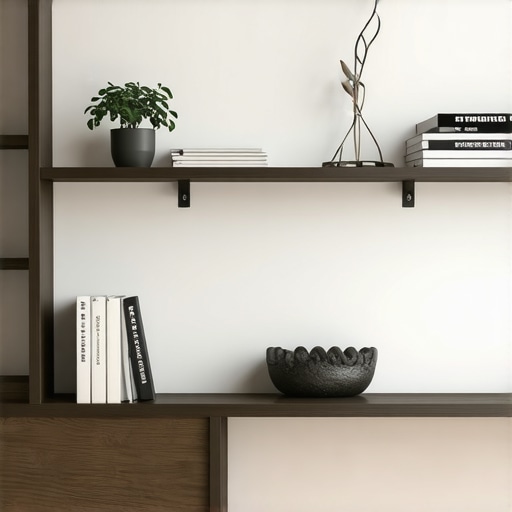 Funkcionalna vertikalna skladišta u malom stanu Modern minimalist interior with innovative wall-mounted storage solutions in small apartment