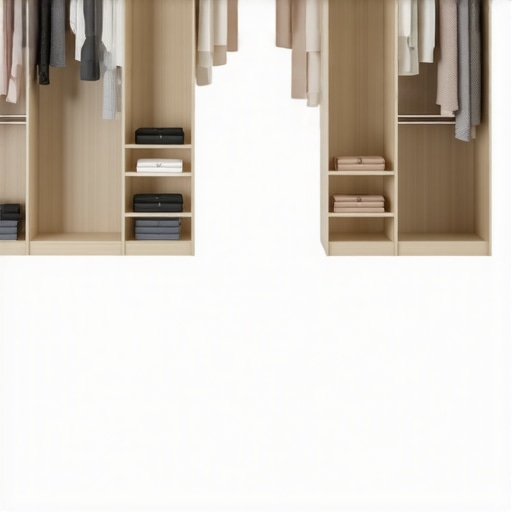 Innovative Wardrobe Design Futuristic wardrobe made from eco-friendly materials with smart features