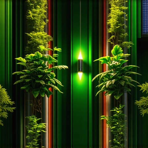 Inovativni vertikalni vrt od reciklažnih materijala DIY vertikalni vrt od reciklažnih materijala sa solarnim svetlima