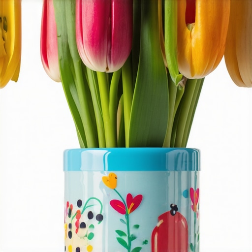 Kreativno reciklirana saksija od plastične boce Reciklirana plastična saksija sa ukrasnim detaljima i zaštitnim slojem