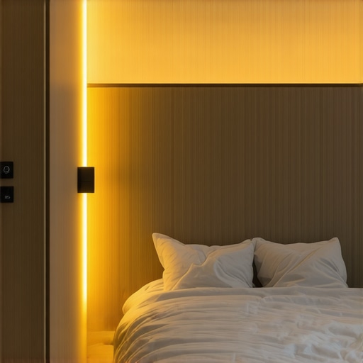 LED lighting in a house interior