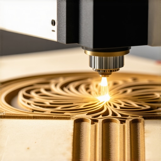 Laser rezanje složenog uzorka u drvetu koristeći naprednu opremu