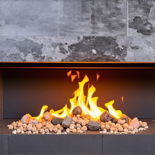 Napredne sigurnosne tehnologije za dvorišna ognjišta Modern dvorišno ognjište sa senzorskim sistemima i otpornim materijalima, detaljan i realističan prikaz