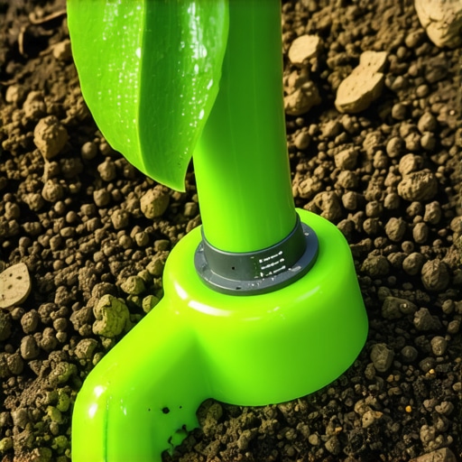 Napredni senzori za merenje vlažnosti tla Sensor for soil moisture measurement in a modern garden setting