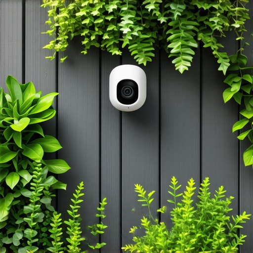 Napredni sigurnosni sistemi u modernom vrtu Vrt sa integrisanim sigurnosnim tehnologijama, kamerama i senzorima