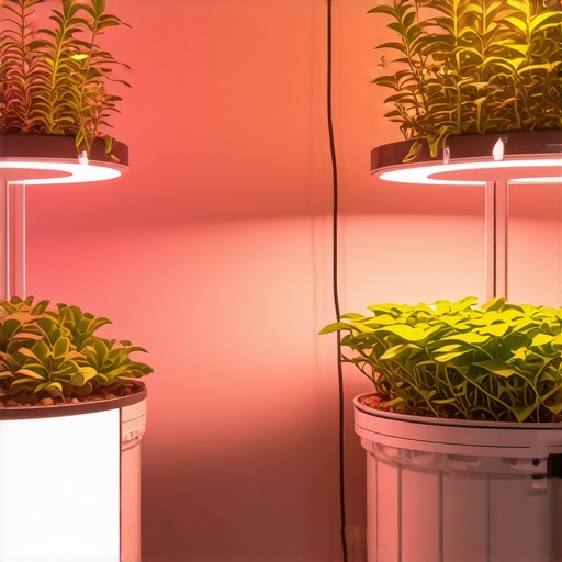 Napredni sistemi za održavanje mini bašte tokom cele godine Tehnološki napredna mini bašta sa senzorima i LED svetlima u modernom enterijeru