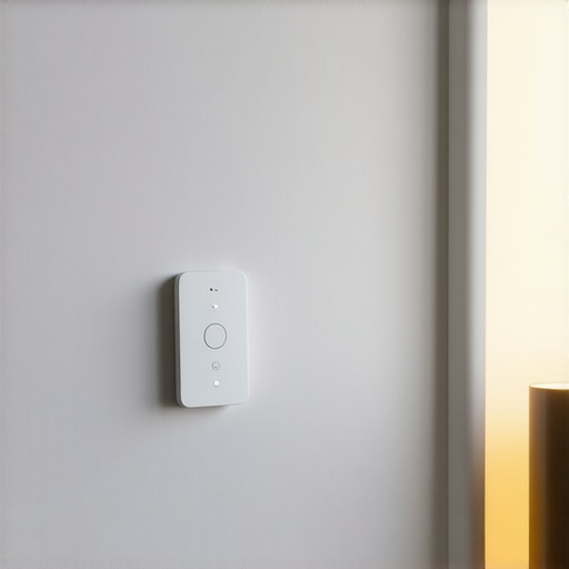 Pametna svetlosna instalacija sa senzorima i kontrolnom jedinicom Ilustracija pametnog sistema osvetljenja sa senzorima i kontrolom putem aplikacije