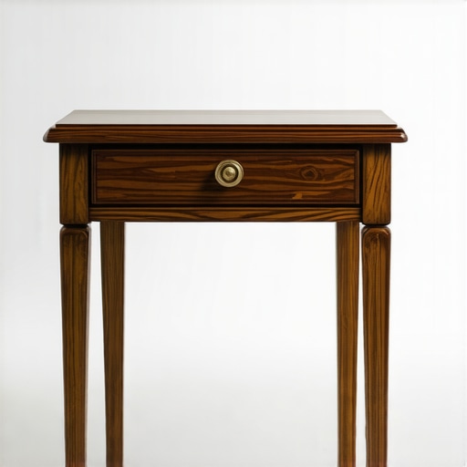 Restored Wooden Furniture with Protective Finish Beautifully restored wooden furniture showcasing smooth finish and craftsmanship