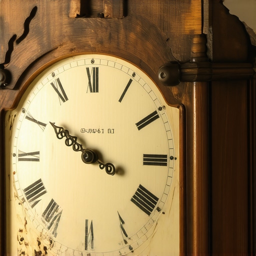 Restoring Vintage Clock with Modern Techniques Close-up of hands restoring a vintage clock using advanced tools
