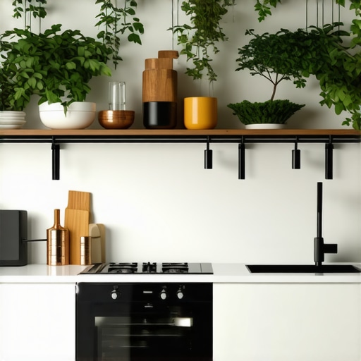 Savremena kuhinja sa modularnim rešenjima i tehnologijom Kuhinja sa pametnim policama i modernim elementima