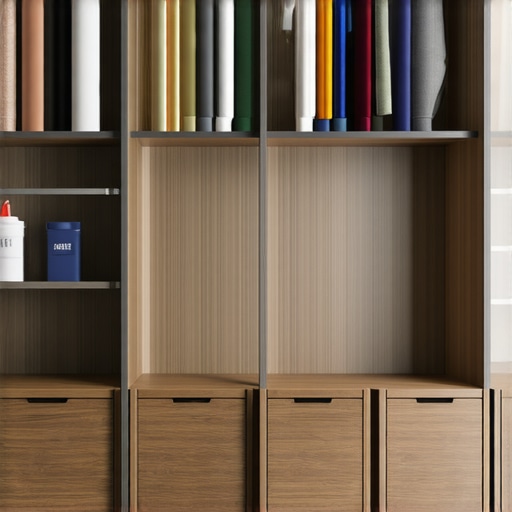 Trajni ormarski sistem od metala i drveta Durable custom closet system with metal and wood materials, modern design