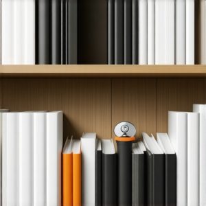 Ugradne police za knjige: Kreativni dizajn i lako montiranje