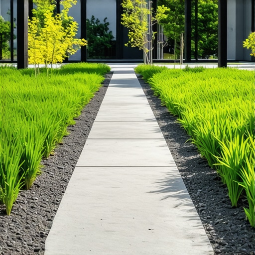 Automatski sistem za navodnjavanje u modernom vrtu, prikaz tehnologije i dizajna