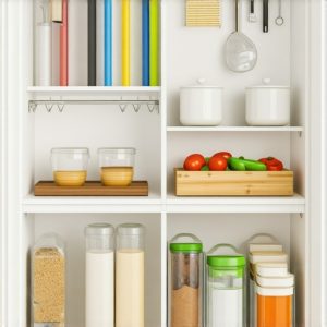 DIY organizacija kuhinjskih ormarića: Optimizujte prostor i uredite kuhinju