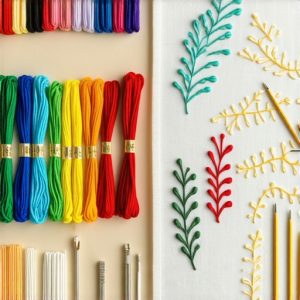 DIY šabloni za ručno vezenje: Jednostavni i elegantni motivi za početnike