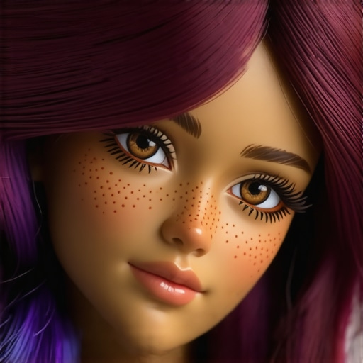 Detalji visokog kvaliteta lutke od polimer gline Detaljni prikaz lutke od polimer gline sa slojevima i teksturama