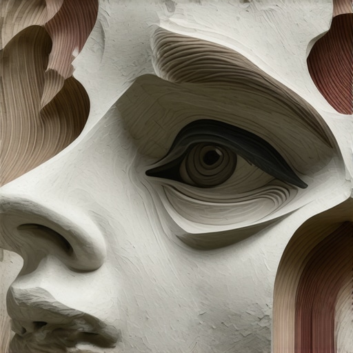 Detaljna tekstura na glini sa slojevima prirodnih materijala Prikaz slojevite teksture na glini sa prirodnim elementima