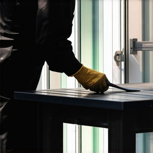 Ekspert primenjuje nano-premaz na spoljnji nameštaj Ekspert nanosi nano zaštitni sloj na baštenski nameštaj za dugotrajnost