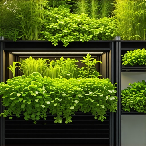 Smart sensors and vertical hydroponic systems for balcony gardens