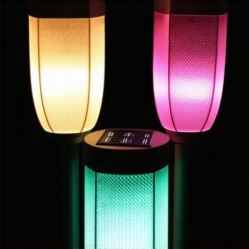 Innovative Eco-Friendly Solar Garden Lights Stylish solar garden lights made from recycled materials enhancing the eco-friendly outdoor space