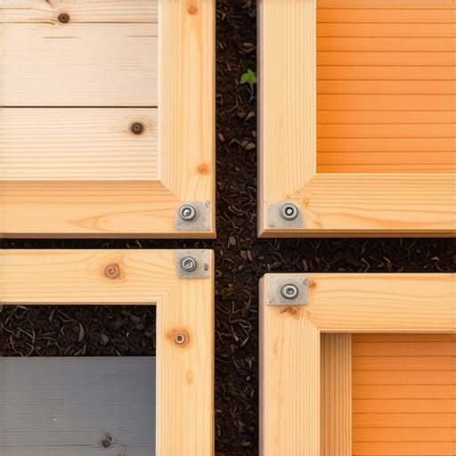 Innovative Protective Coatings on Raised Garden Beds Close-up of eco-friendly protective coatings on wooden raised garden beds.